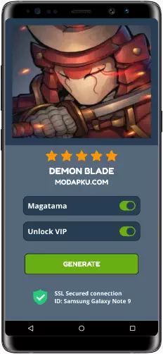 Demon Blade MOD APK Screenshot