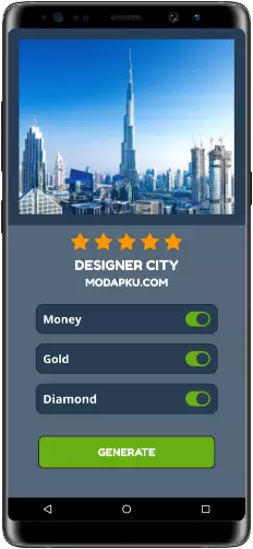 Designer City MOD APK Screenshot