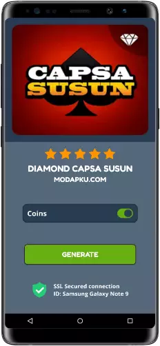 Diamond Capsa Susun MOD APK Screenshot