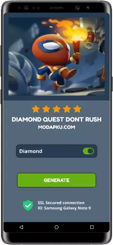 Diamond Quest Dont Rush MOD APK Screenshot
