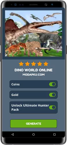Dino World Online MOD APK Screenshot