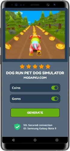 Dog Run Pet Dog Simulator MOD APK Screenshot