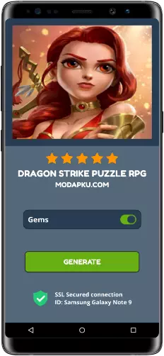 Dragon Strike Puzzle RPG MOD APK Screenshot
