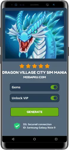 Dragon Village City Sim Mania MOD APK Screenshot