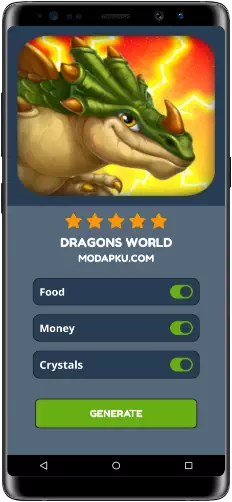 Dragons World MOD APK Screenshot
