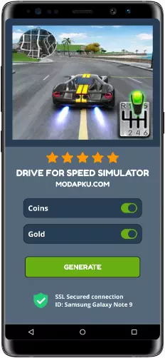 Drive for Speed Simulator MOD APK Screenshot