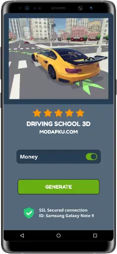 Driving School 3D MOD APK Screenshot
