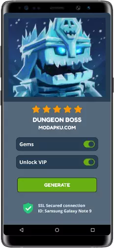 Dungeon Boss MOD APK Screenshot