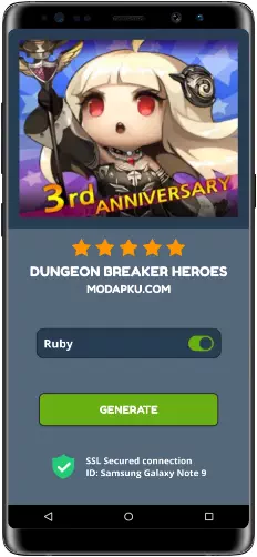 Dungeon Breaker Heroes MOD APK Screenshot