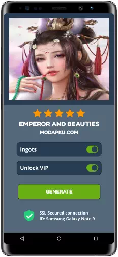 Emperor and Beauties MOD APK Screenshot