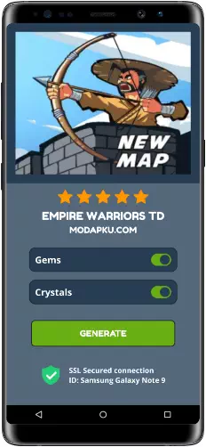 Empire Warriors TD MOD APK Screenshot