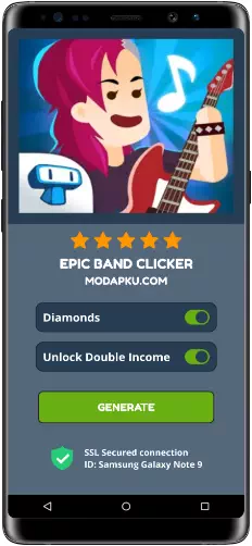Epic Band Clicker MOD APK Screenshot