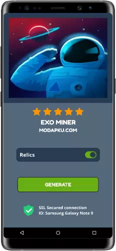Exo Miner MOD APK Screenshot