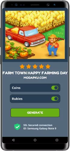 Farm Town Happy farming Day MOD APK Screenshot