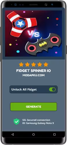 Fidget Spinner Io MOD APK Screenshot