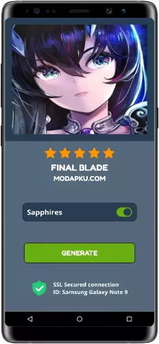 FINAL BLADE MOD APK Screenshot