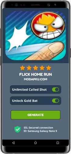Flick Home Run MOD APK Screenshot