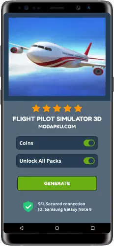 Flight Pilot Simulator 3D MOD APK Screenshot