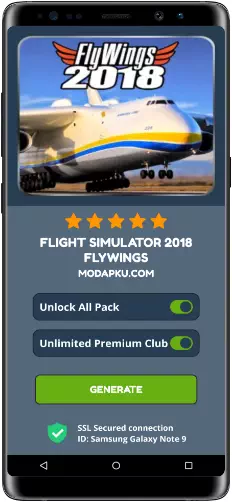 Flight Simulator 2018 FlyWings MOD APK Screenshot