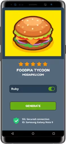 Foodpia Tycoon MOD APK Screenshot