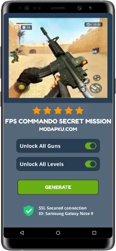 FPS Commando Secret Mission MOD APK Screenshot