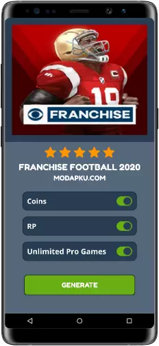 Franchise Football 2020 MOD APK Screenshot