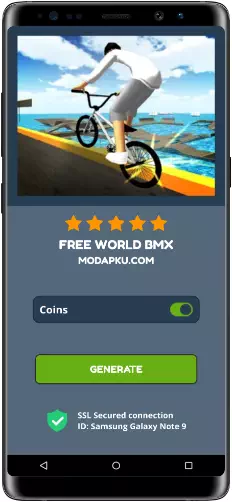 Free World BMX MOD APK Screenshot