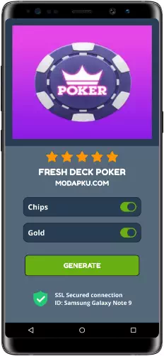 Fresh Deck Poker MOD APK Screenshot