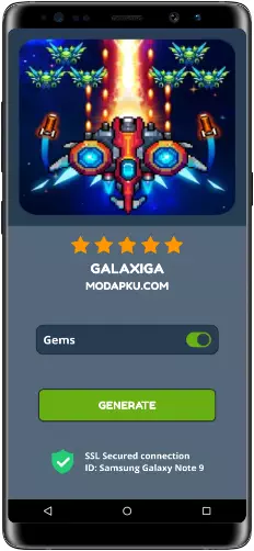 Galaxiga MOD APK Screenshot