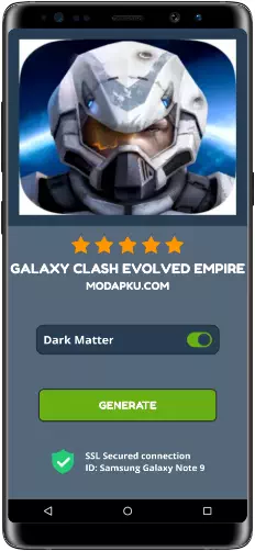 Galaxy Clash Evolved Empire MOD APK Screenshot