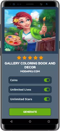 Gallery Coloring Book and Decor MOD APK Screenshot