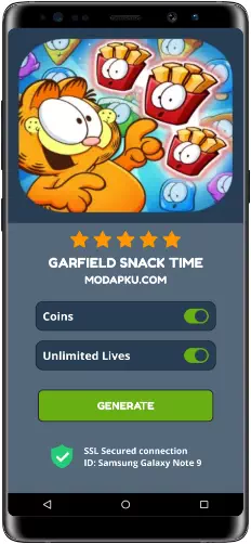 Garfield Snack Time MOD APK Screenshot