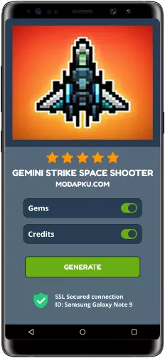 Gemini Strike Space Shooter MOD APK Screenshot