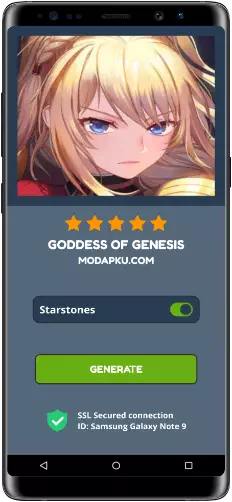 Goddess of Genesis MOD APK Screenshot