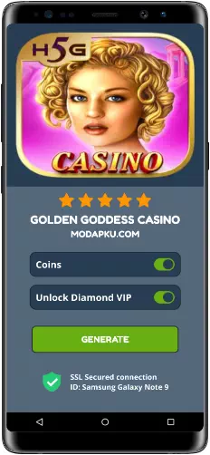 Golden Goddess Casino MOD APK Screenshot