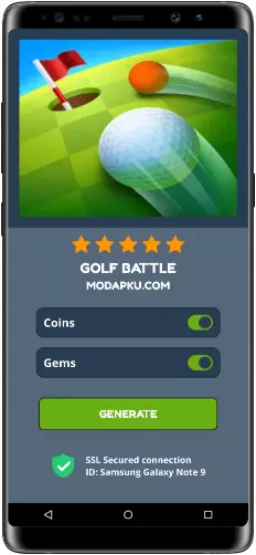 Golf Battle MOD APK Screenshot