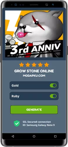 Grow Stone Online MOD APK Screenshot