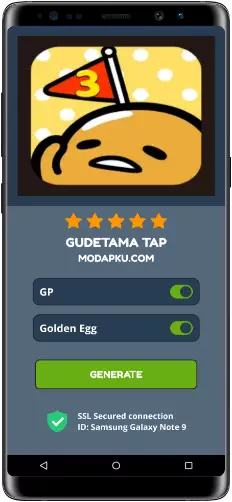 Gudetama Tap MOD APK Screenshot