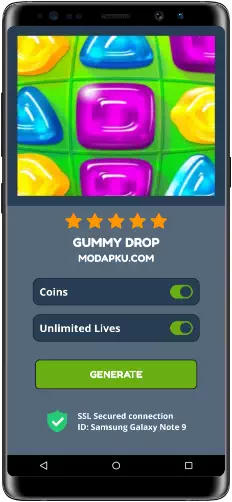 Gummy Drop MOD APK Screenshot