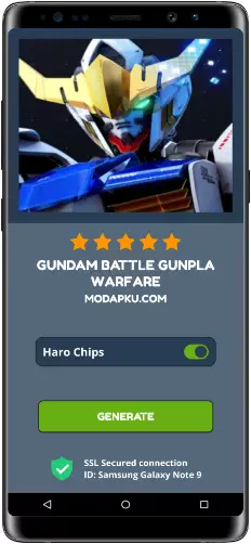 Gundam Battle Gunpla Warfare MOD APK Screenshot