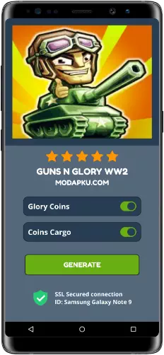 Guns n Glory WW2 MOD APK Screenshot