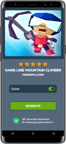 Hang Line Mountain Climber MOD APK Screenshot