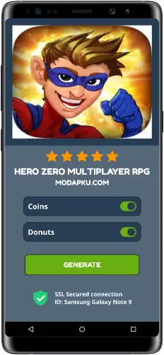 Hero Zero Multiplayer RPG MOD APK Screenshot