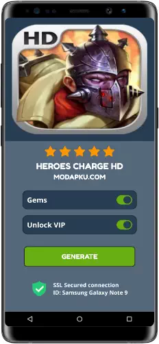 Heroes Charge HD MOD APK Screenshot