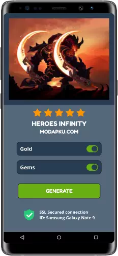 Heroes Infinity MOD APK Screenshot
