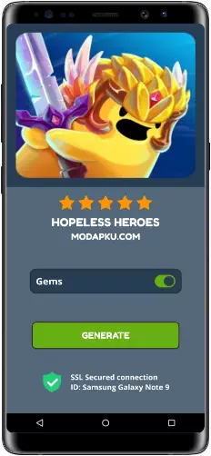 Hopeless Heroes MOD APK Screenshot