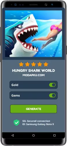 Hungry Shark World MOD APK Screenshot