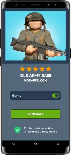 Idle Army Base MOD APK Screenshot