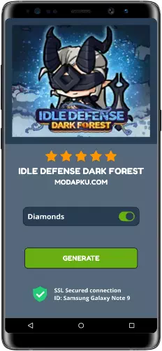 Idle Defense Dark Forest MOD APK Screenshot