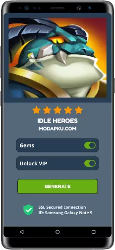 Idle Heroes MOD APK Screenshot